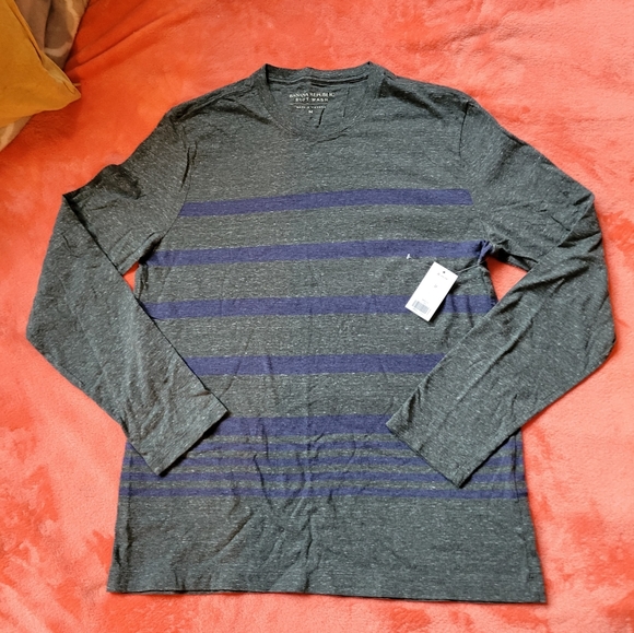 NWT Mens Banana Rep.Longsleeve Med